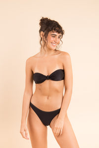 Image 12: Rio De Sol Set Set Shimmer-Black Bandeau-Joy Essential