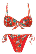 Load image into Gallery viewer, Product Front: Rio De Sol Set Set Wildflowers Balconet-Pushup Ibiza-Comfy
