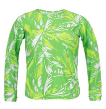 Load image into Gallery viewer, Top Green-Palms Rash-Guard

